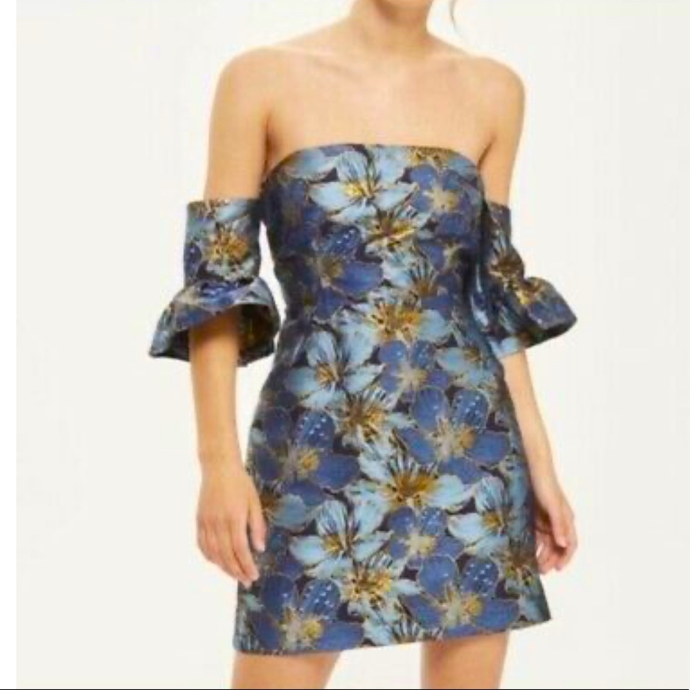 Top shop Blue Cocktail Dress